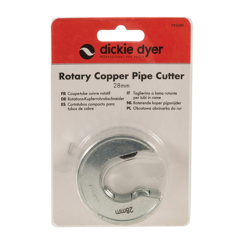 Dickie Dyer 793089 Rotary Copper Pipe Cutter 28 mm