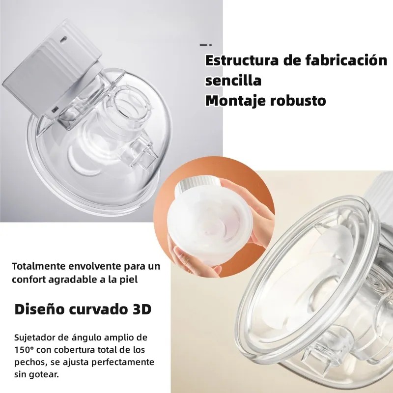 Extractor Leche Electrico Manos Portátil Materna Silencioso,