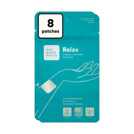 Los parches Good Patch Relax están impregnados con Ashwagandha, flor de pasión, raíz de jengibre y otros ingredientes a base de plantas. Perfecto...  