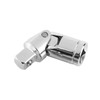 Jeanoko Socket Adapter Chromium-Vanadium Steel Universal Joint Swivel Flexible Socket