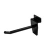 Slatwall 75mm Single Prong Hooks in Black for Retail Shop