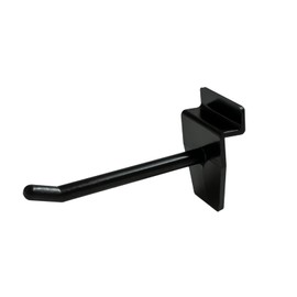 Slatwall 75mm Single Prong Hooks in Black for Retail Shop Display (DS59/B) (50)