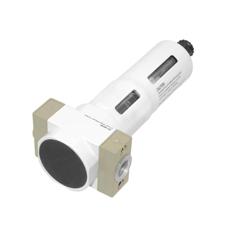 Beduan 3/8" Air in-line Compressed Particulate Filter,Moisture Water Trap Filter