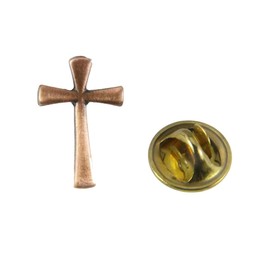 12 pcs 6030365 Cross Lapel Pin with Prayer Card Ephesians 1:7 Tie Tack Volunteer Church Worker Christian