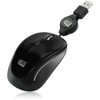 Adesso Ergonomic iMouse S8 - Retractable Optical USB Mouse (Black)