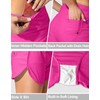 Jarvanv Women's Swim Shorts with Pockets High Waisted Tummy Control