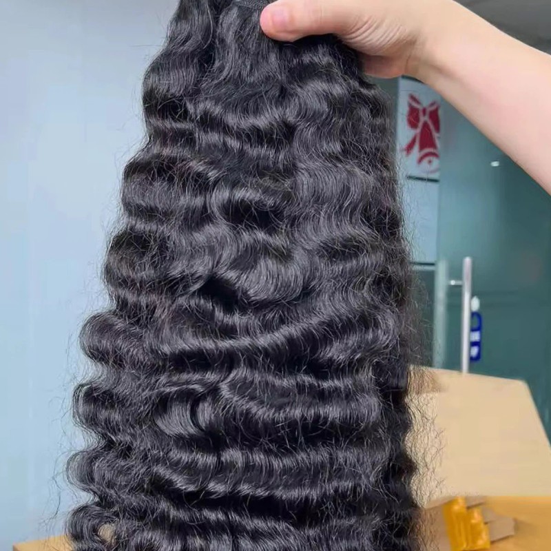 Natural Indian Raw 100% Curly Bulk Cuticle Aligned Unprocessed Wholesale