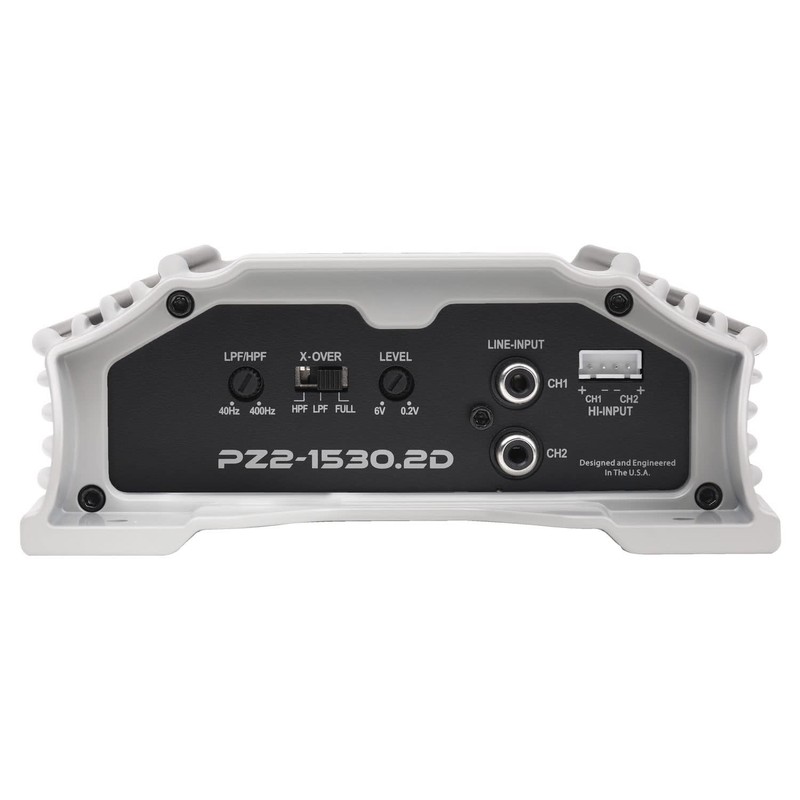 Crunch PZ2-1530.2D POWERZONE 1500 Watt Mono Amplifier, 2-Channel Car Audio