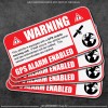 Silverbird Graphics GPS tracking sticker decal vehicle anti theft security