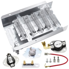279838 PS334313 W10724237 Dryer Heating Element Kit-3977767& 3387134 thermostat 3392519 & 3977393Thermal Fuse-Replacement for Whirlpool Ken-more Dryers-Replaces AP3094254 4531017 MEDX655dW1 WED4815EW1