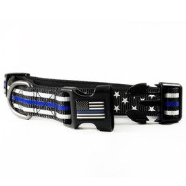 Dog Collar - Thin Blue Line (2 Styles Available)