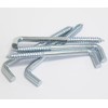 AERZETIX - C72805 - Set of 5 L-Shaped Screw-On Brackets