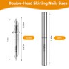 Keoferlo Double Headed Nails 300 Pack No Mark Invisible Ended