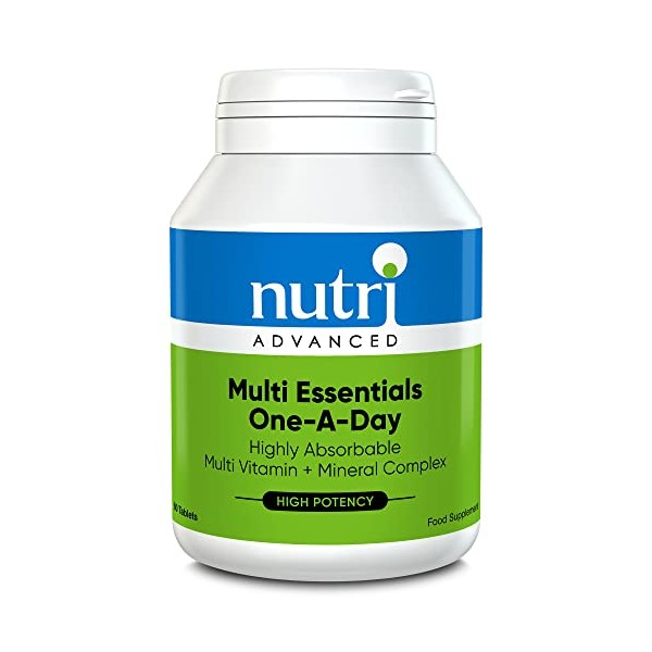 Nutri Advanced - Multi Essentials One A Day Multivitamin - Vegetarian and Vegan - 60 Tablets
