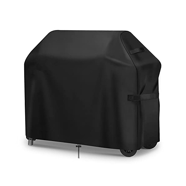 BBQ Cover,Barbecue Cover Waterproof 420D Heavy Duty Oxford Fabric,BBQ Outdoor Gas Grill Cover Waterproof,Rip-Proof,Dust-proof&Anti-UV for Weber, Brinkmann,Outback,Char Broil etc(147x61x122cm)