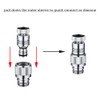 Kitchen Sink Faucet Quick Connector, Dishwasher Washer Snap Coupling Adapter,
