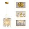 BBLLWJ Modern Crystal Pendant Lights Kitchen Island Farmhouse Light Fixtures