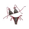 Falainetee - Traje de baño con estampado de leopardo para