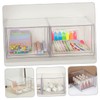 BUGUUYO Drawer Storage Bin Plastic Organizer Storage Box for Desk