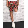 BEZLIT 30079 Boys' Cargo Shorts, Red-camouflage