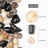 Ausluru 11lbs Mix Natural River Rocks, High-Polished Pebbles for Plants