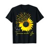 Semicolon Sunflower Suicide Prevention Awareness Stay Womens T-Shirt