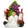 Hodao Charming Gnome Indoor Home Decor with Grapevine Hat Holding