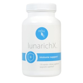 RELIV LunaRich X - Lunasin Extract Capsules with Soy Peptide for Healthy Aging, Cholesterol Support Benefits and Immune System 120 Count