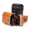 Rieibi EOS R8 Case - Vintage PU Leather Camera Case