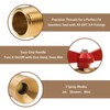 GHT 3/4 Brass Garden Hose Shut Off Valve & Adjustable