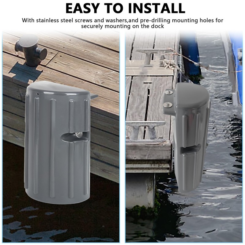 Dock Bumpers 2 Pack,Dock Fenders Bumper,Marine Dock Bumpers,Inflatable Dock Protection