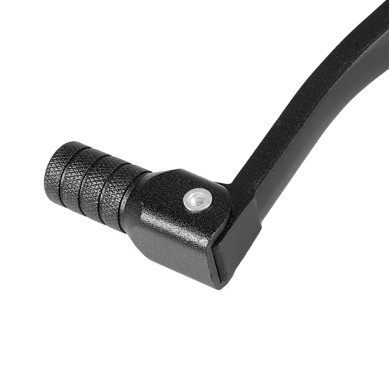 Motoforti Universal Aluminum Alloy Motorcycle Folding Gear Shift Lever Black