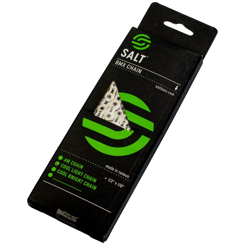 Salt Cool Light Chain for BMX, Lightweight, Thick Teeth, 1/2"x1/8",