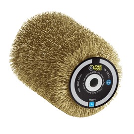 Fartools Brass Wire Brush, Yellow