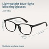 Gaoye Blue Light Blocking Glasses - Fashion Square Eyeglasses, Anti