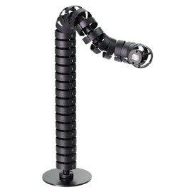 igus® Cable Management OCR Round Black 1,000 mm Flexible Cable Chain Cable Management for Desks Made in Germany Design Award-winning Cable Chain: Winner Reddot Design Award 2018