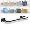 Floating Shelf Space Aluminum Acrylic Wall Mounted Decorative Storage Shelf