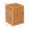 Relaxdays Pen Holder Bamboo Country House Style H x W
