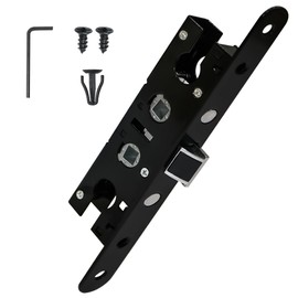 Turstand 2 Point Bolt Mortise Lock Body Replacement Parts Fit Pella Storm Door Handleset, Matte Black