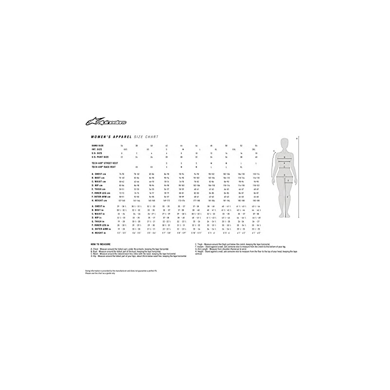 Alpinestars Stella Bionic Chest Pads