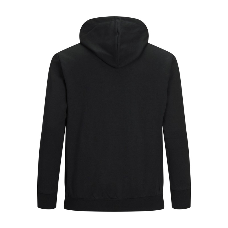 JACK & JONES Male Hoodie Plus Size Plain Hoodie, black