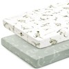 Stretch Ultra Soft Jersey Knit Fitted Pack n Play Sheets