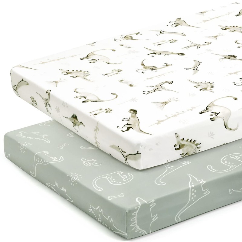 Stretch Ultra Soft Jersey Knit Fitted Pack n Play Sheets