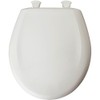 Bemis 200SLOWT 160 Lift-Off Plastic Round Slow-Close Toilet Seat, Euro