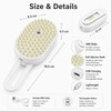 4-in-1 Pet Mist Grooming Brush – Rechargeable Spray Comb for