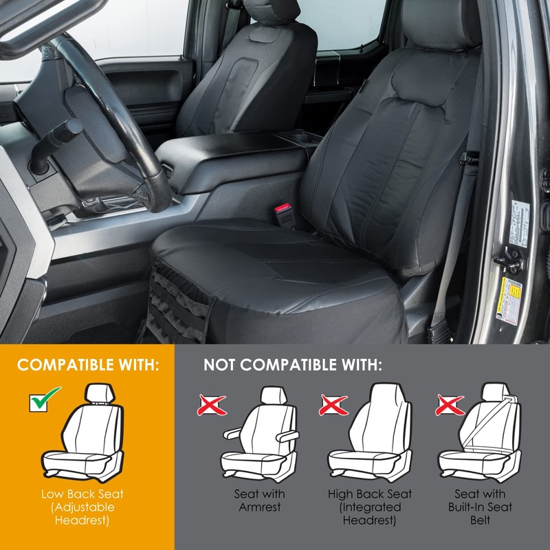 LPI Truck Carson Heavy Duty Truck Seat Covers for Front