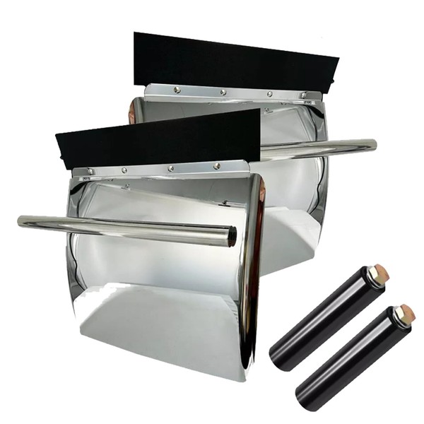 BST BSSP 24"x24" Stainless Steel Quarter Fender & Quarter Fender