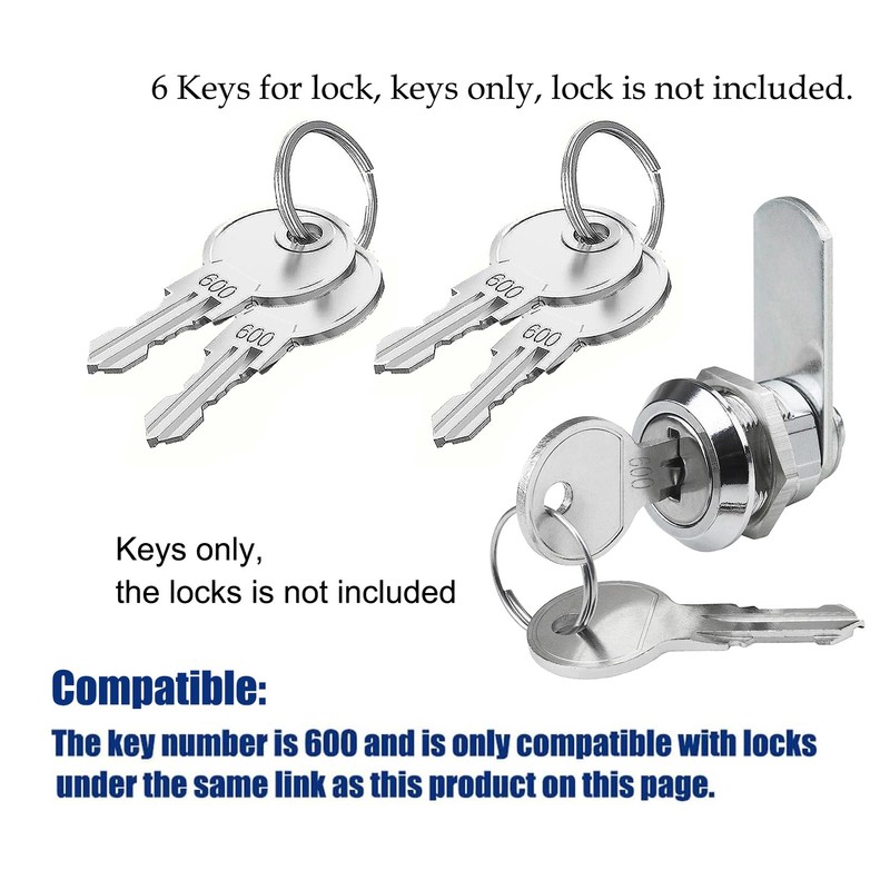 Litensh 6PCS Alike Keys Only Compatible with Litensh Aliked Mailbox