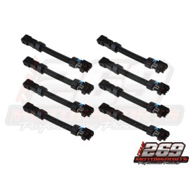 269 Motorsports LQ4, LQ9 4.8 5.3 6.0 Delphi Injectors to LS1 LS6 LT1 EV1 Wire Harness Adapters