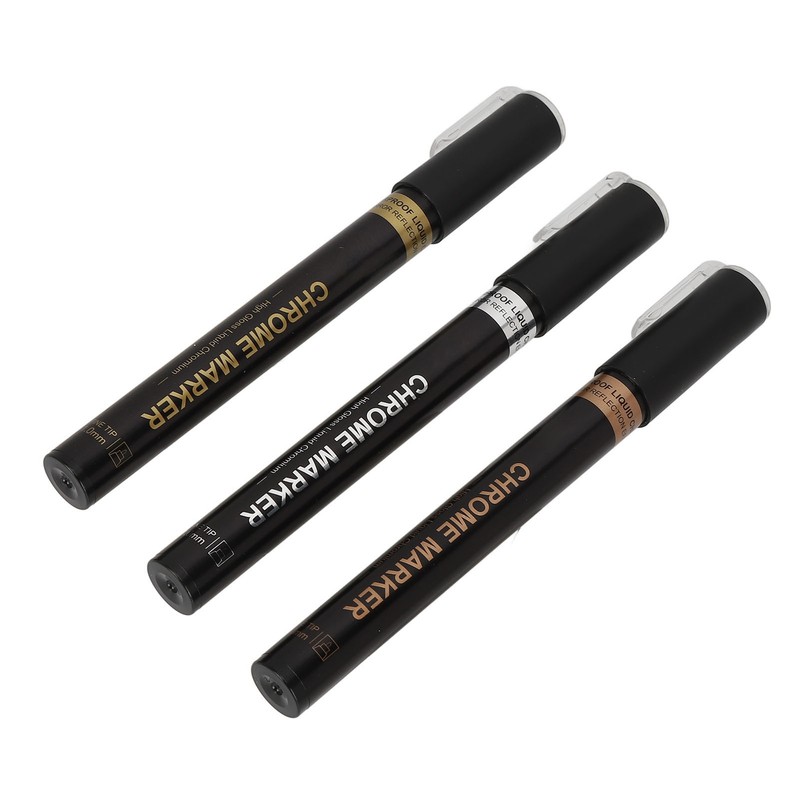 3pcs Nail Art Graffiti Pen Portable Quick Dry Nail Drawing